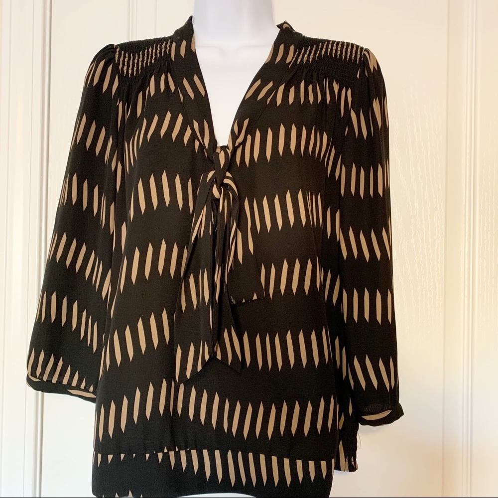 Black and brown top from The Limited